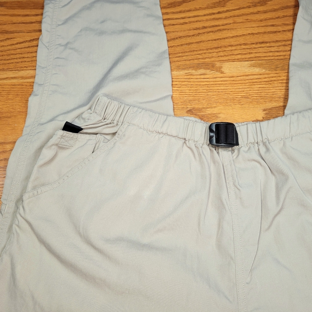 The North Face Cargo Pants Pockets Womens Large (26" Elastic Waist) Beige - Picture 12 of 15